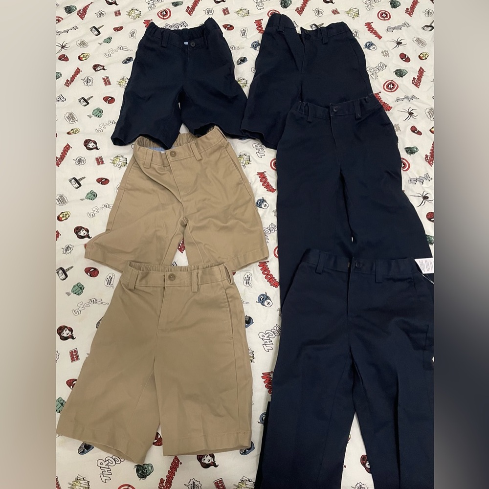 Land’s End boys shorts and dress pants bundle